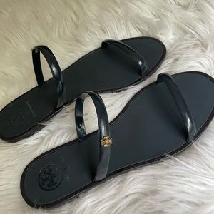 Tory Burch double strap jelly rubber sandals